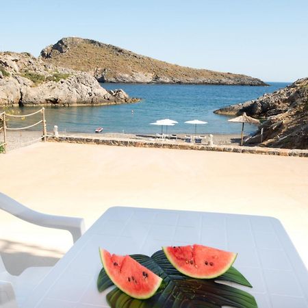 Beachfront Studio Kyma West ~ Crete'S Hidden Gem Kaloi Limenes Extérieur photo