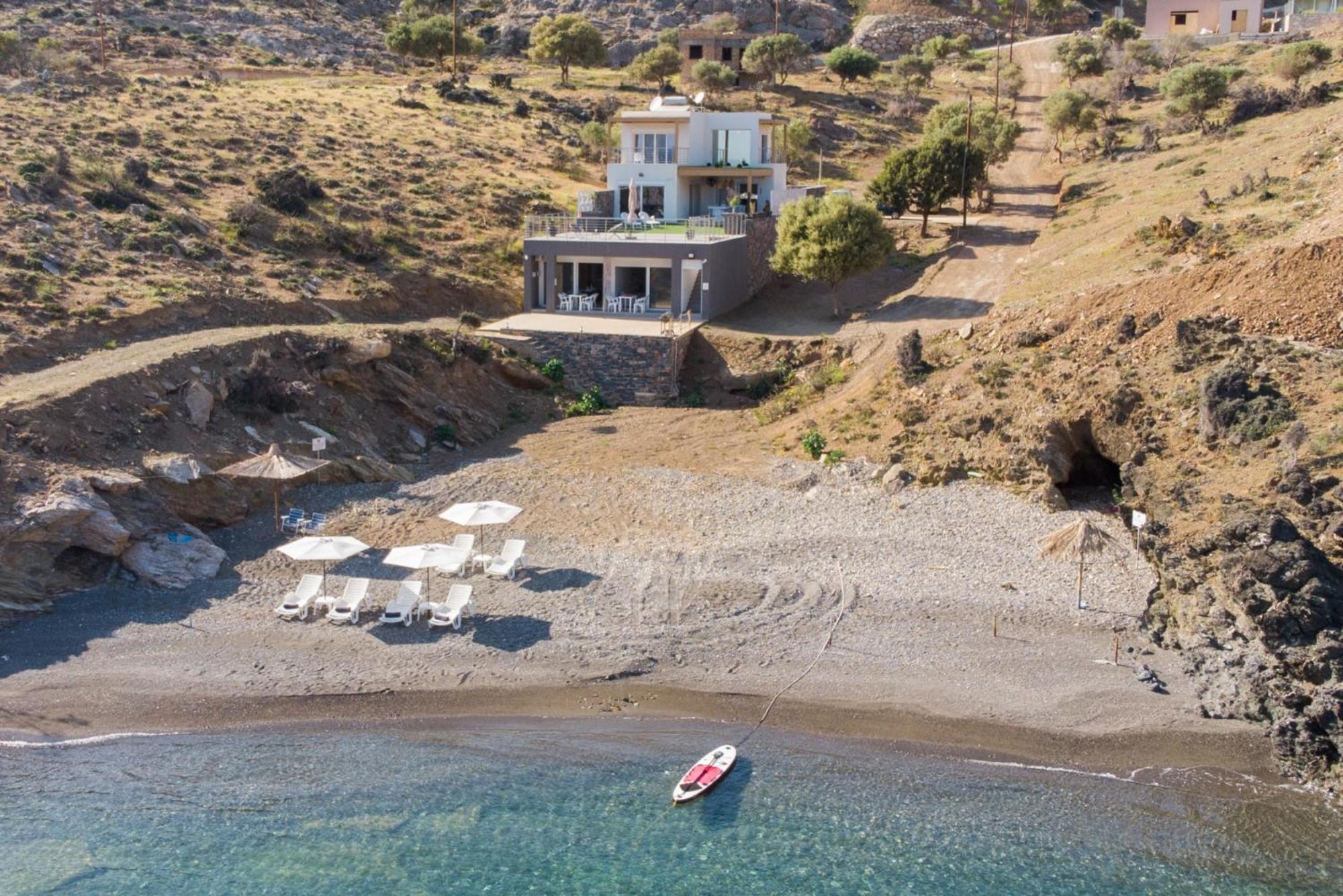 Beachfront Studio Kyma West ~ Crete'S Hidden Gem Kaloi Limenes Extérieur photo